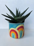 Retro rainbow pot