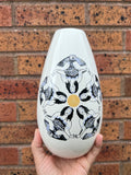 Purple Zen Flower  Teardrop Vase