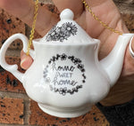 ‘Home sweet Home ‘Miniature Teapot Decoration