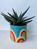 Retro rainbow pot