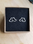 Silver Cloud Studs